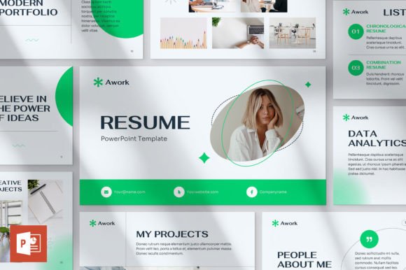 Download CV Resume PowerPoint Template - Premium Resources